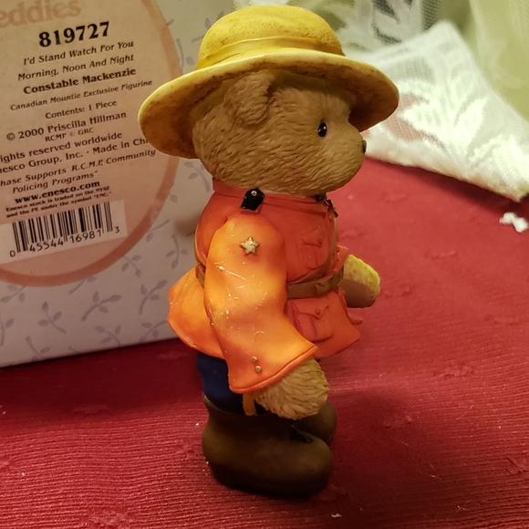 Vtg 00 Cherished Teddies Constable Police  Ranger MacKenzie Rare! - Picture 5 of 10